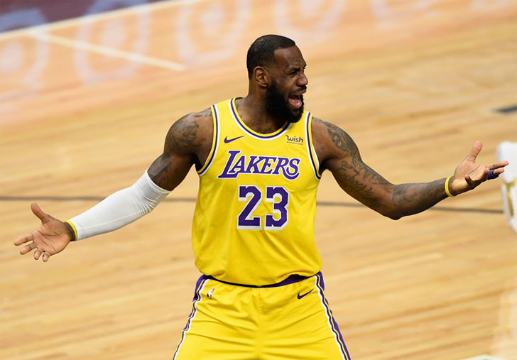 LeBron James dos Lakers