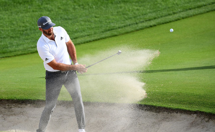 Dustin Johnson em acção