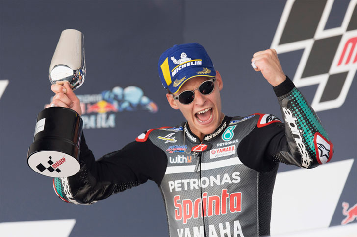 Fabio Quartararo da Yamaha