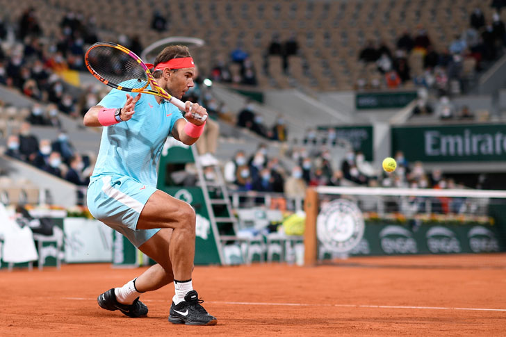 Rafael Nadal em acção