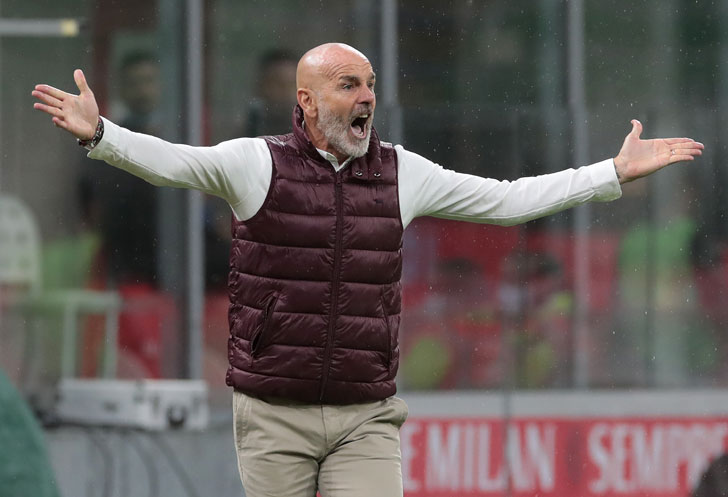 Stefano Pioli, treinador do Milan