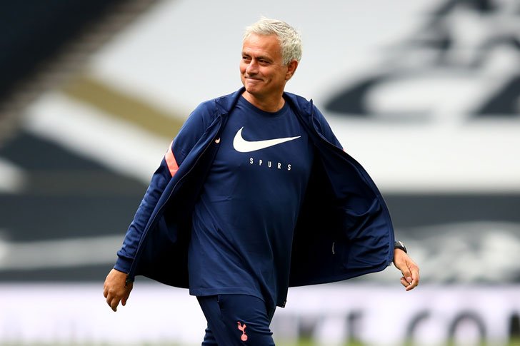 O treinador do Tottenham Hotspur, José Mourinho