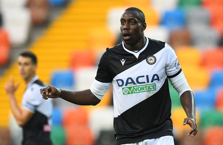 O avançado da Udinese - Stefano Okaka